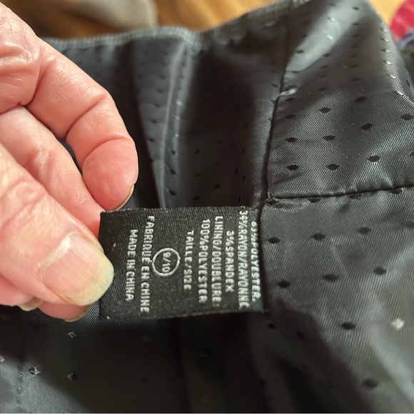 Ladies dress/bus or casual jacket/blazer.  Fitted. Steal grey (blue). EUC, Sz M - Picture 5 of 6